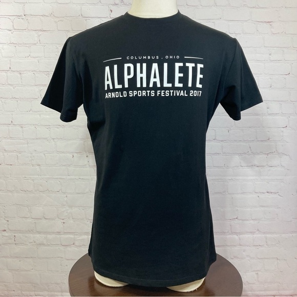 ALPHALETE MUSCLE SHIRT Arnold Schwarzenegger event limited edition NWT Large - Picture 1 of 10